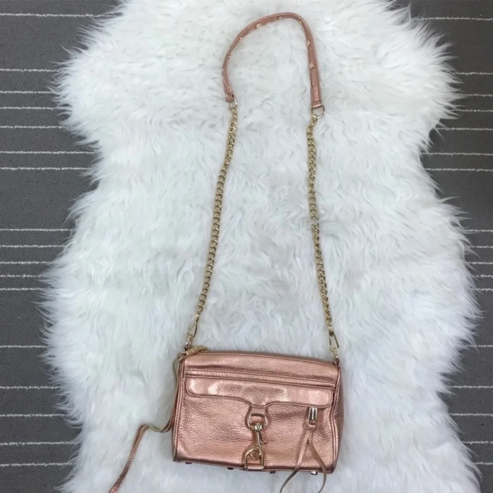 Rebecca Minkoff metallic mini M.A.C. Crossbody bag - Picture 2 of 8